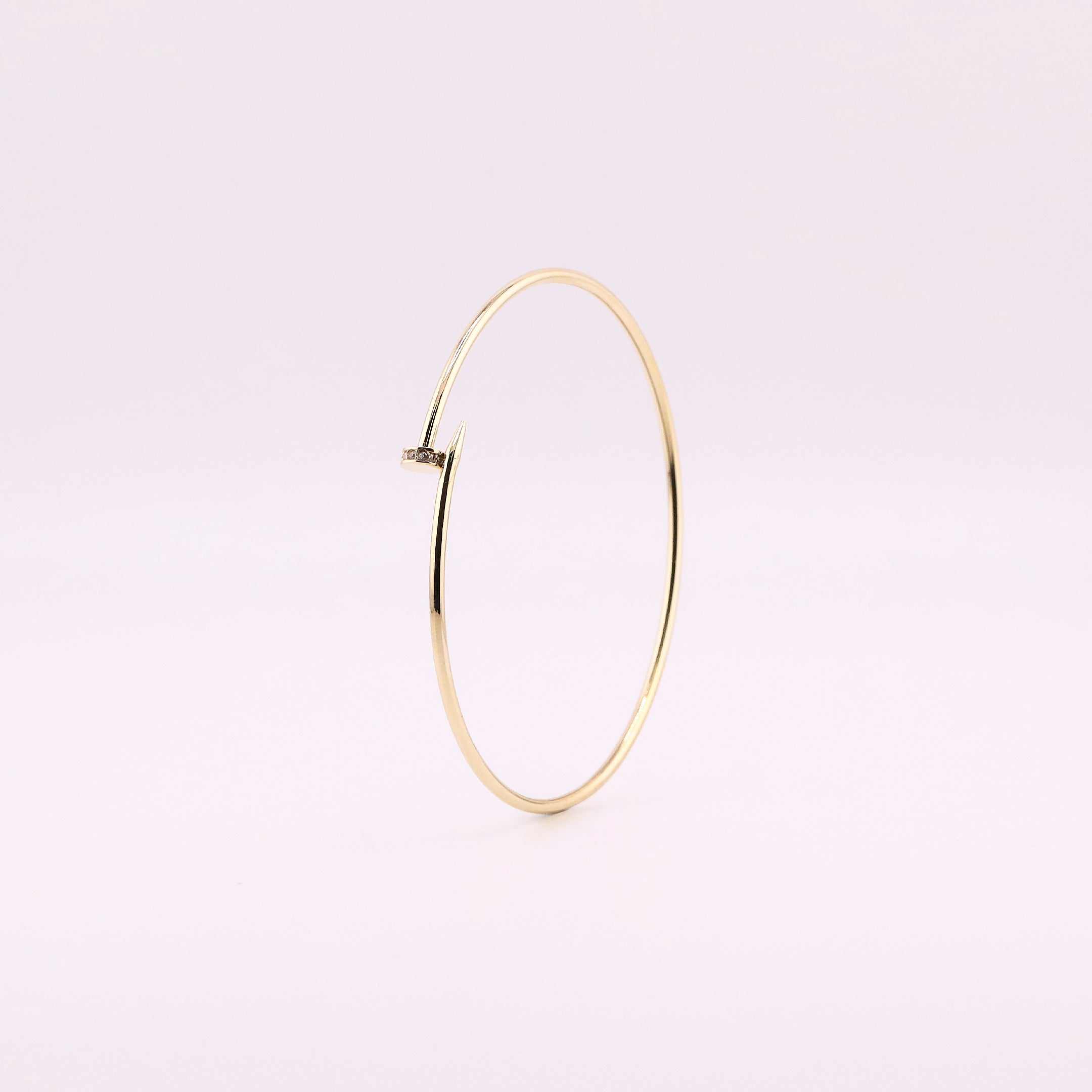 Brazalete Clavo en Oro de 10K