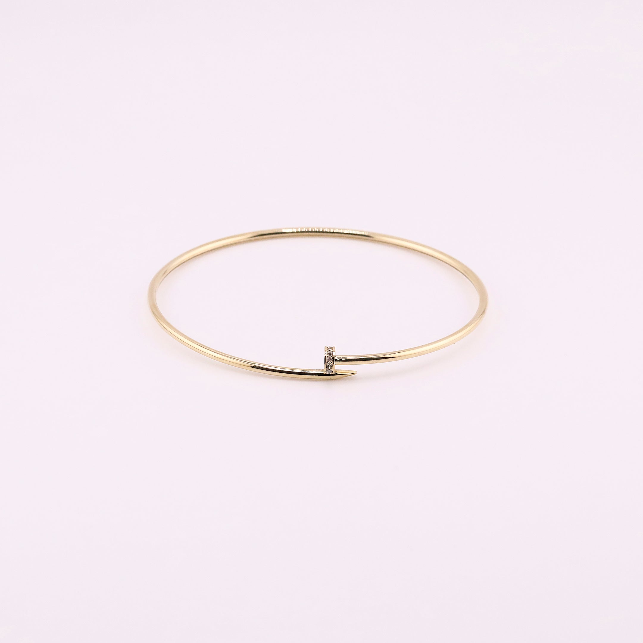Brazalete Clavo en Oro de 10K