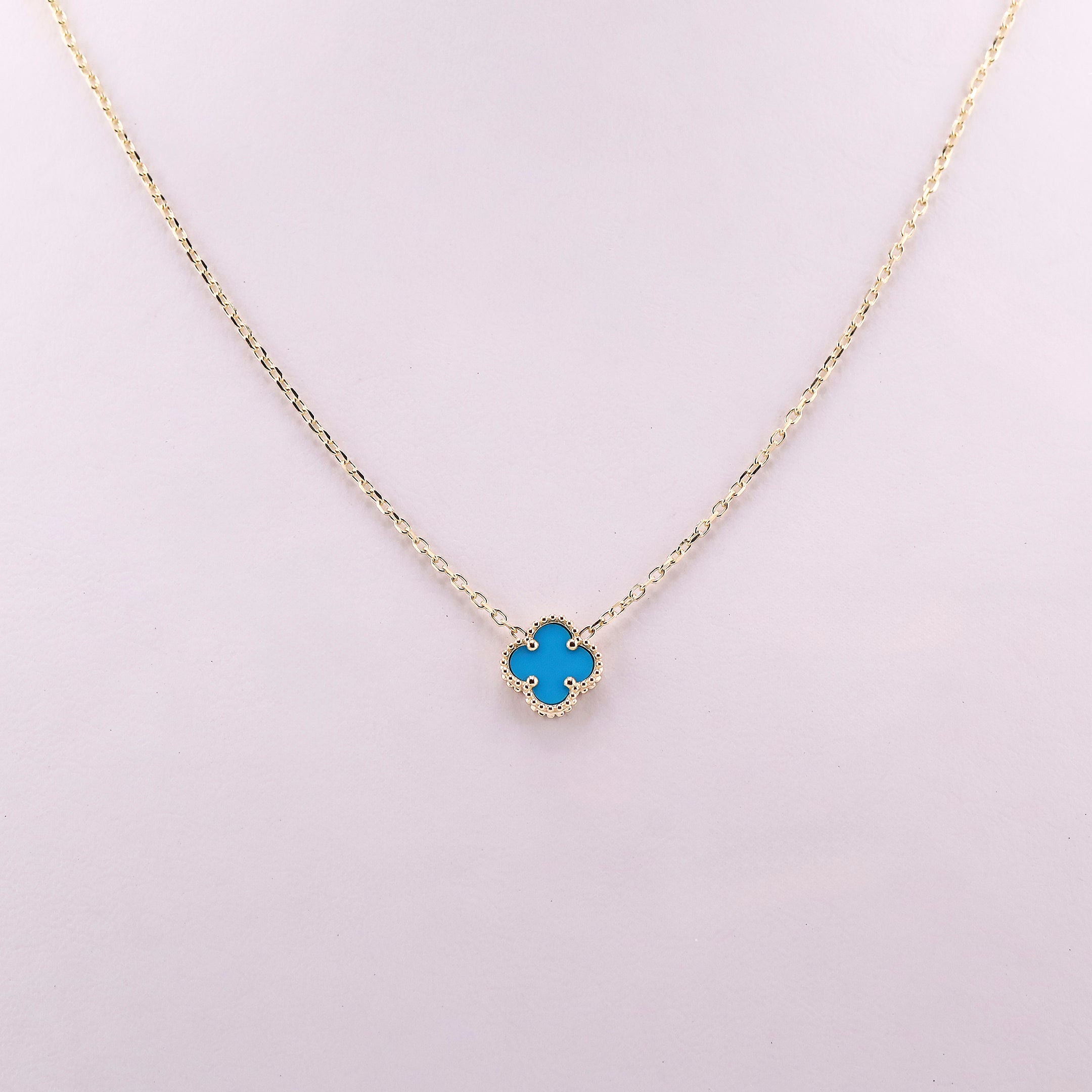 Gargantilla Trébol en Oro de 14K