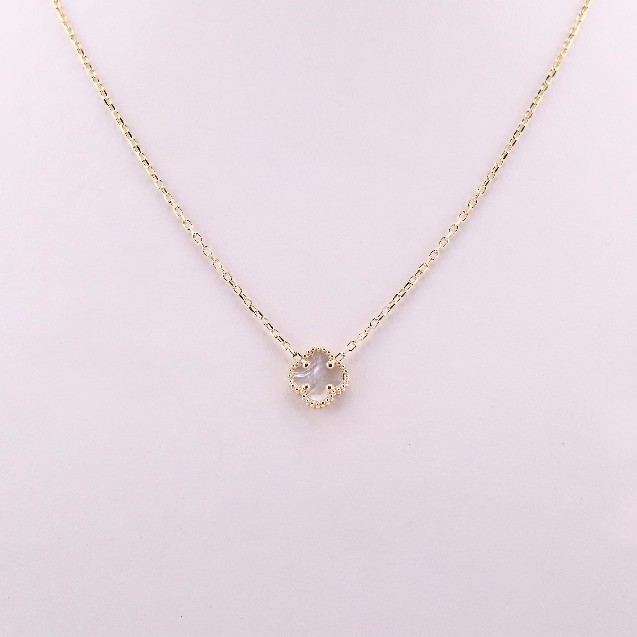 Gargantilla Trébol en Oro de 14K