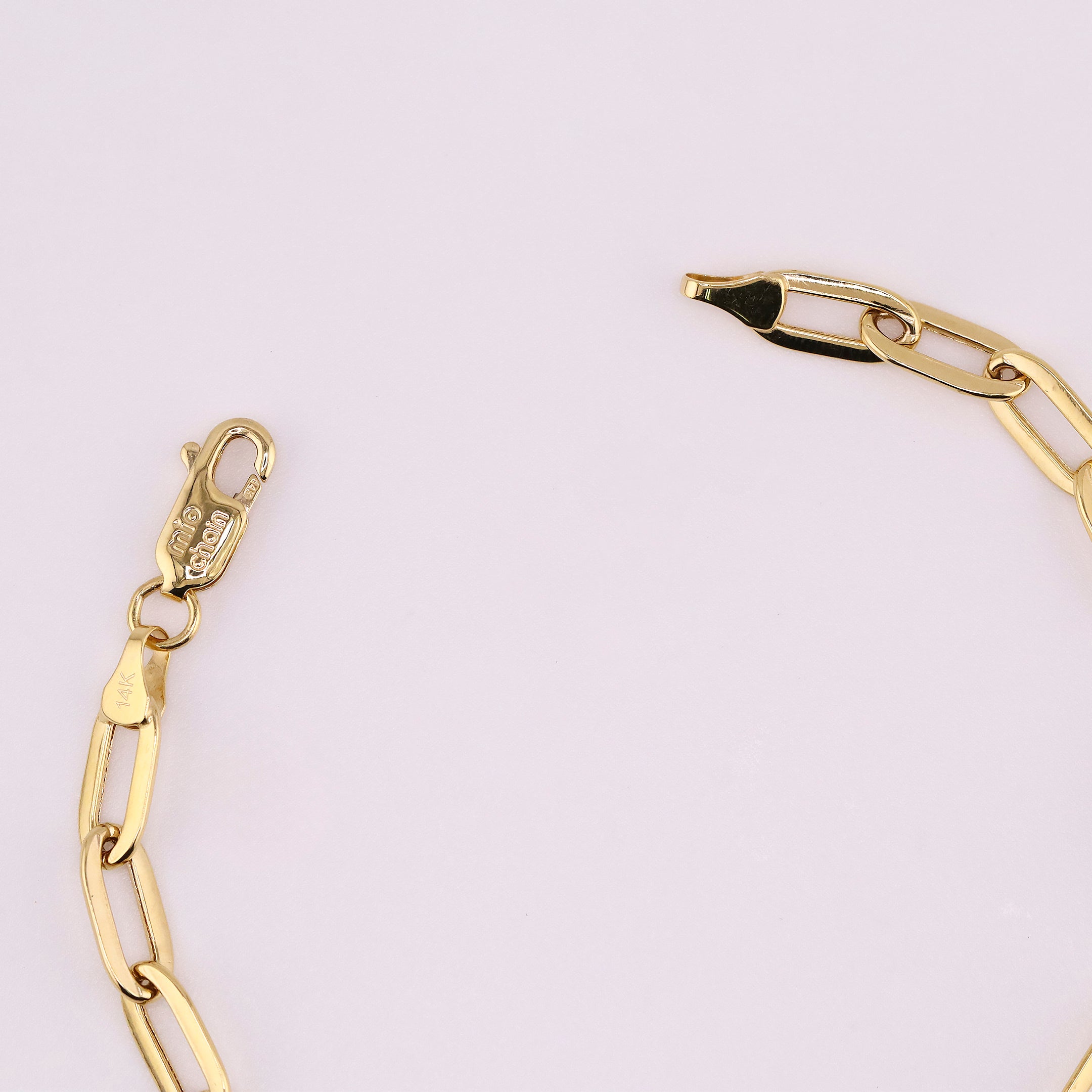 Pulsera Clip en Oro de 14K
