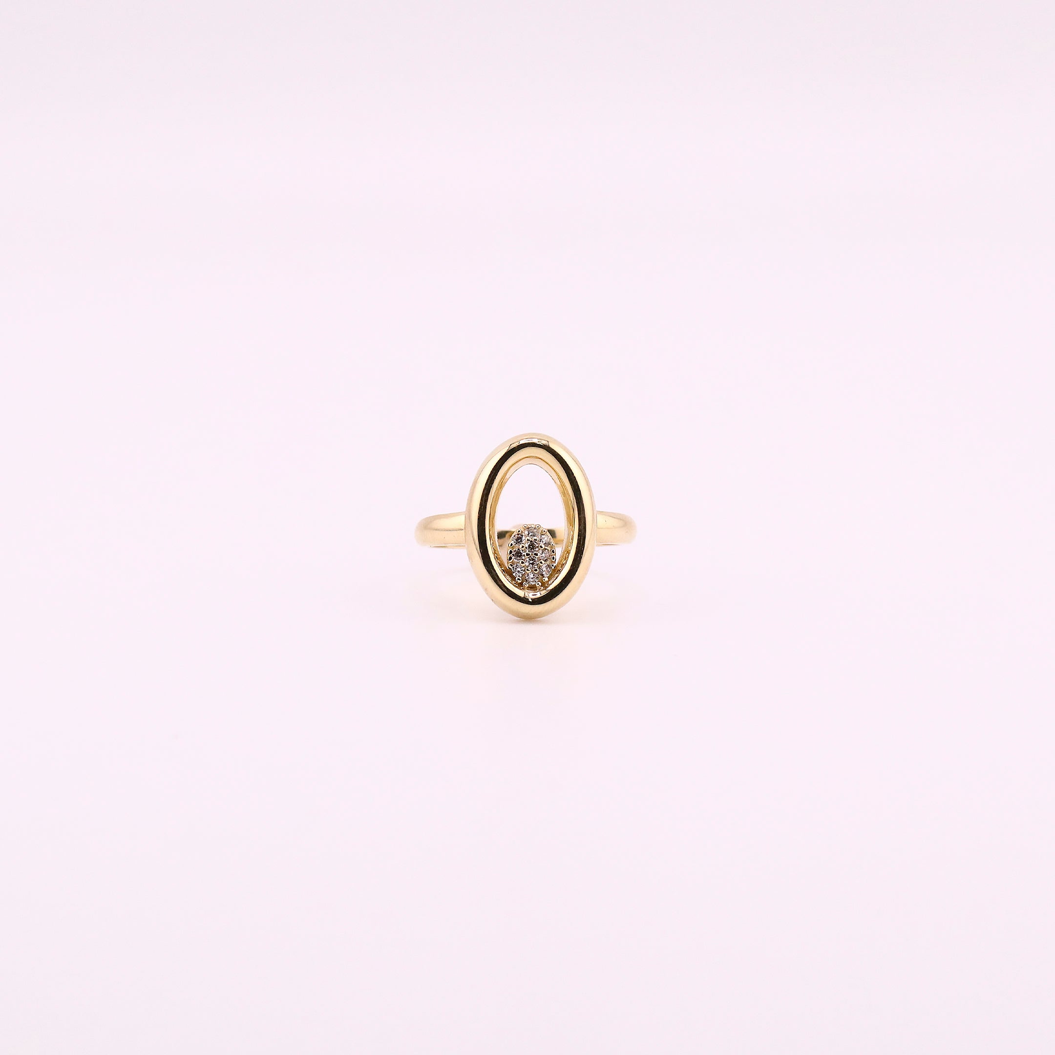 Anillo Ovalado en Oro de 14K