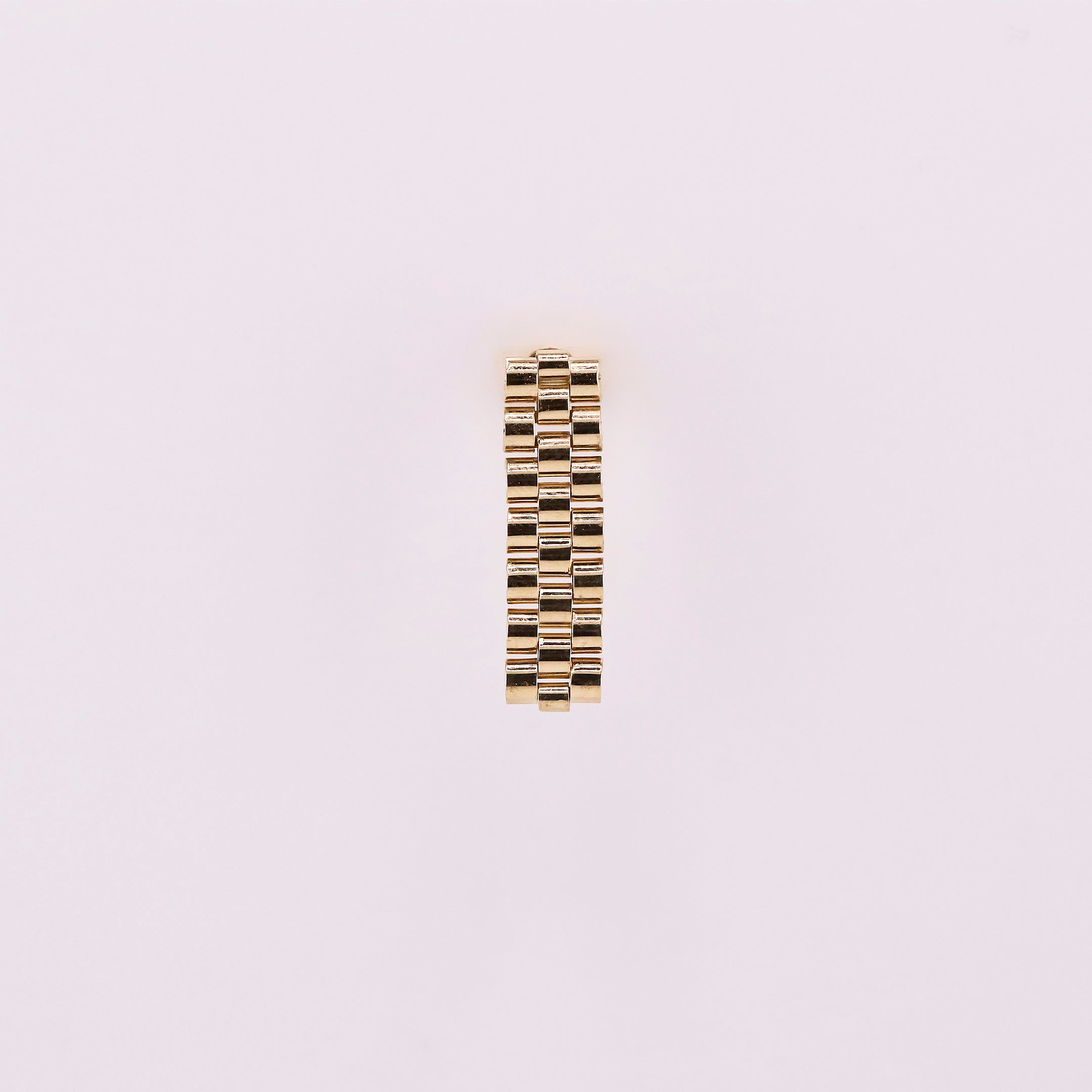 Aretes Estilo Cadena en Oro de 10K