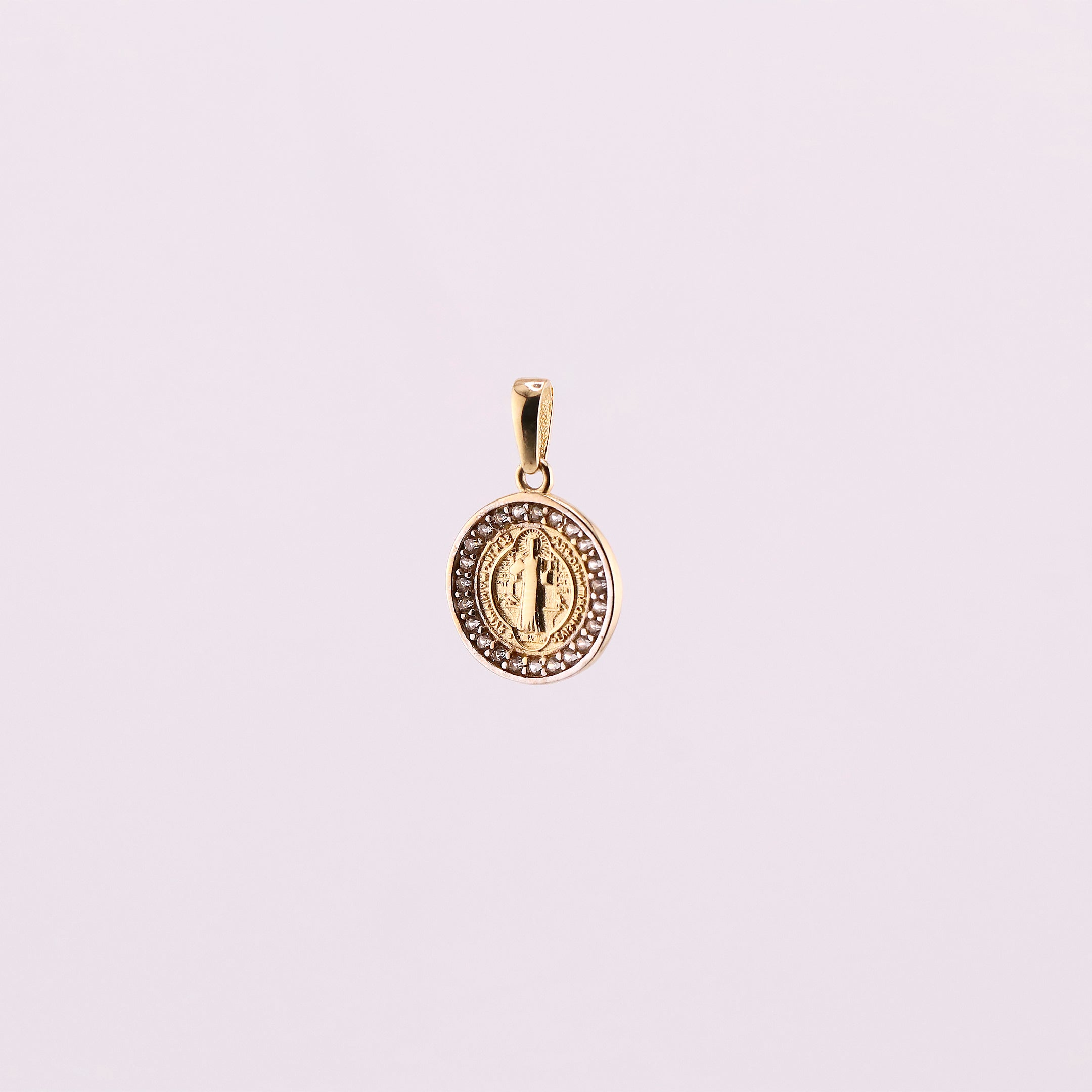 Dije de Oro San Benito de 14K