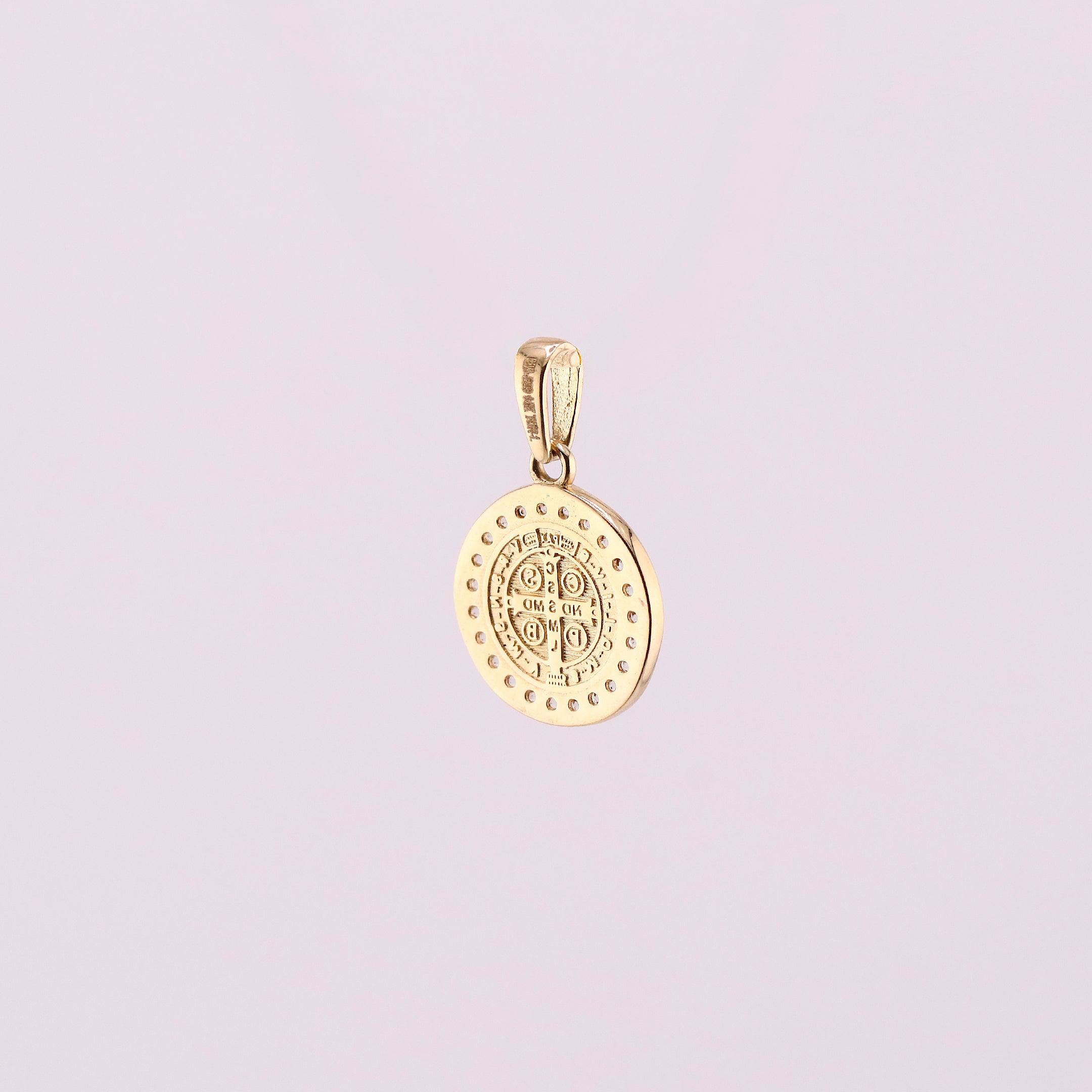 Dije de Oro San Benito de 14K