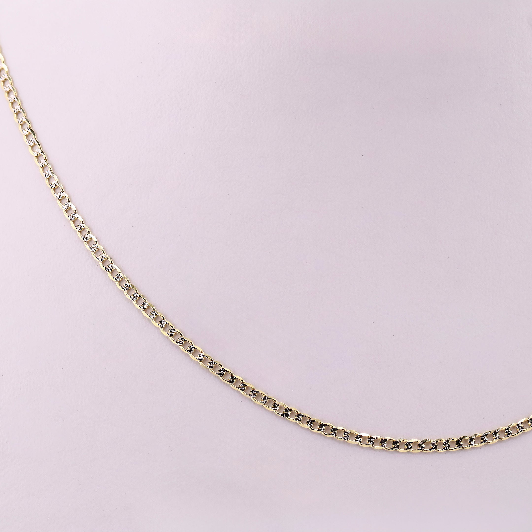 Cadena Eslabón Italiano en Oro de 14K