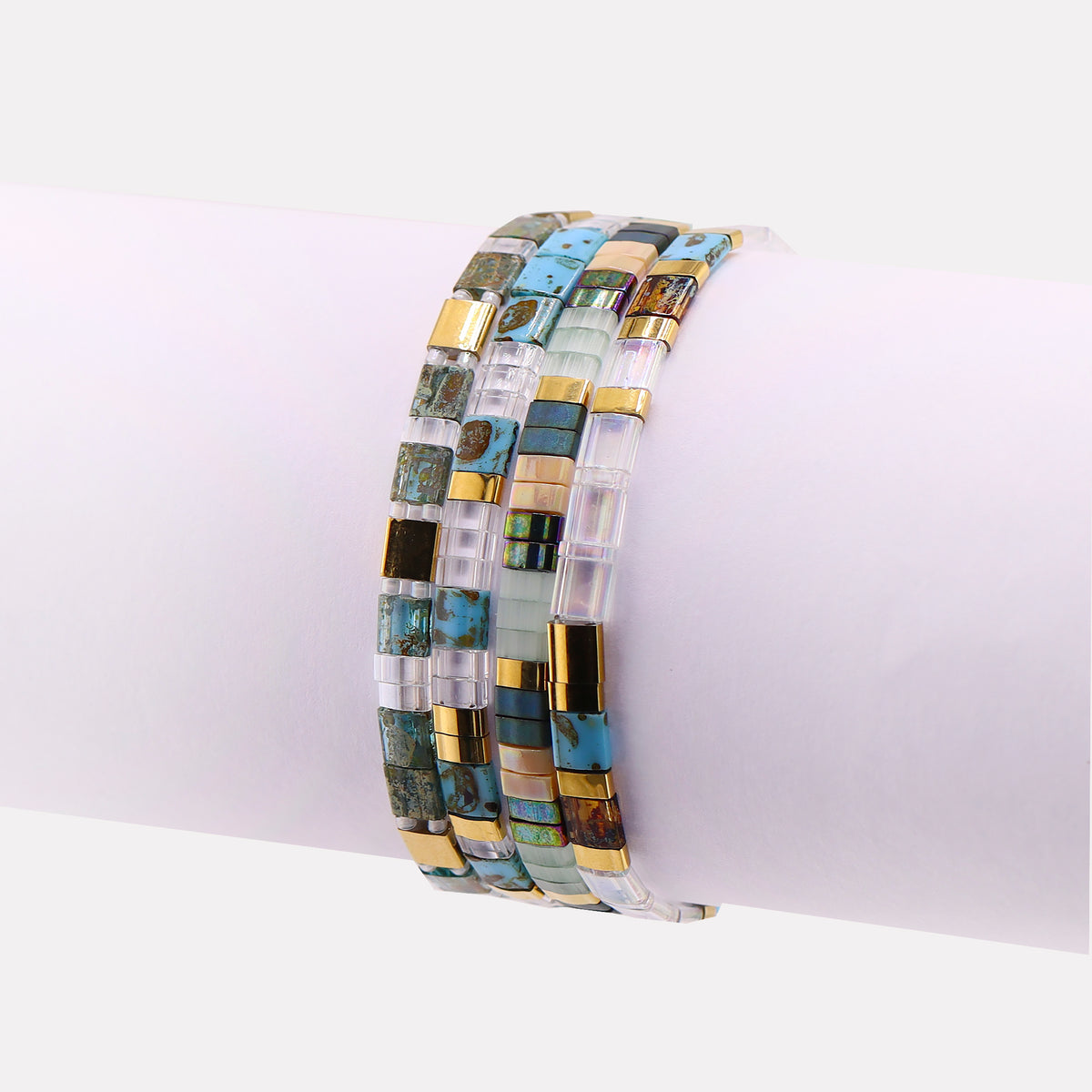 Set Pulseras Miyuki Arena