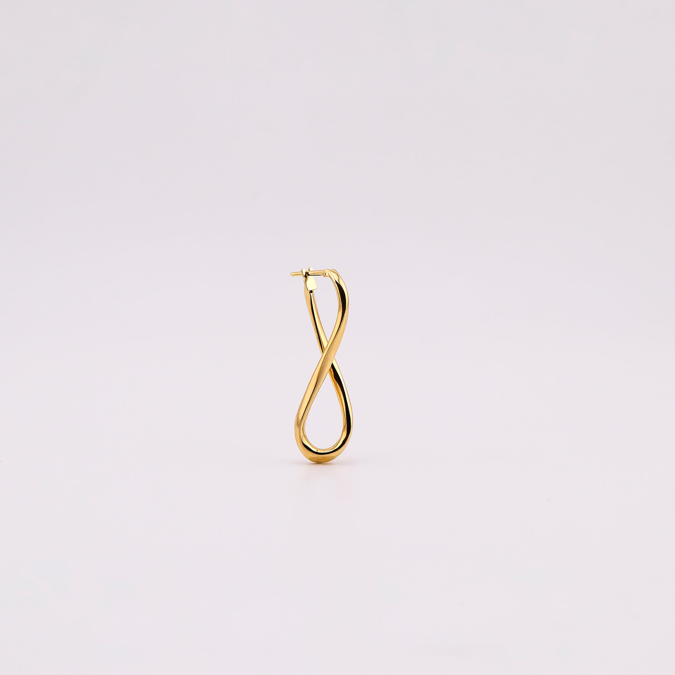 Arracadas Infinito en Oro de 14K