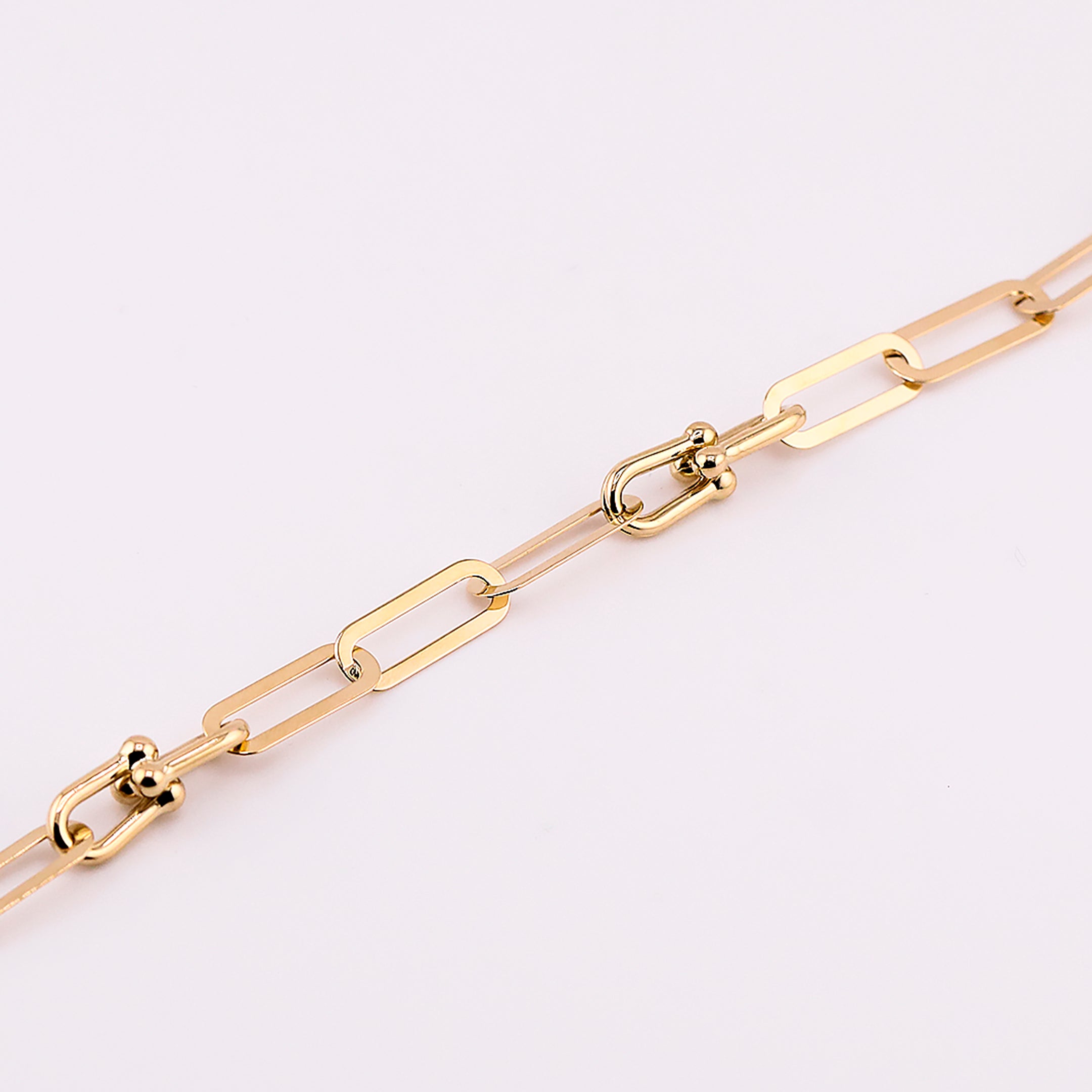 Pulsera Tejido 3x1 en Oro de 14K