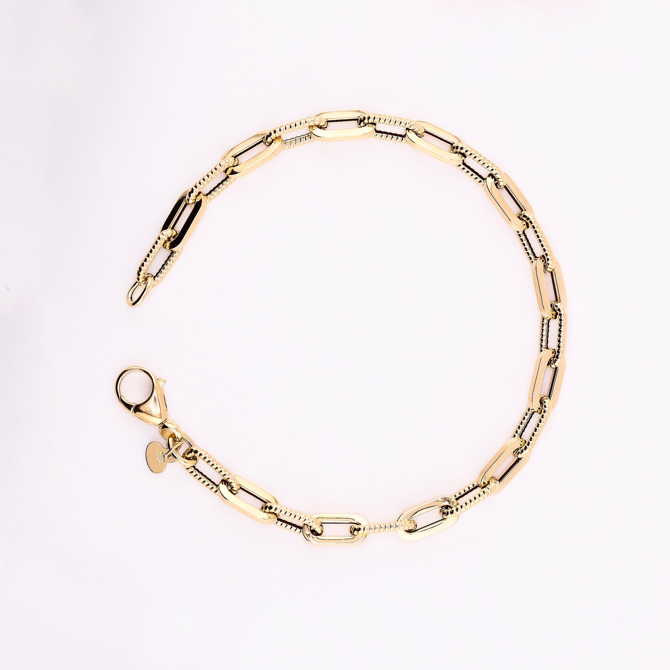 Pulsera Eslabones en Oro de 14K