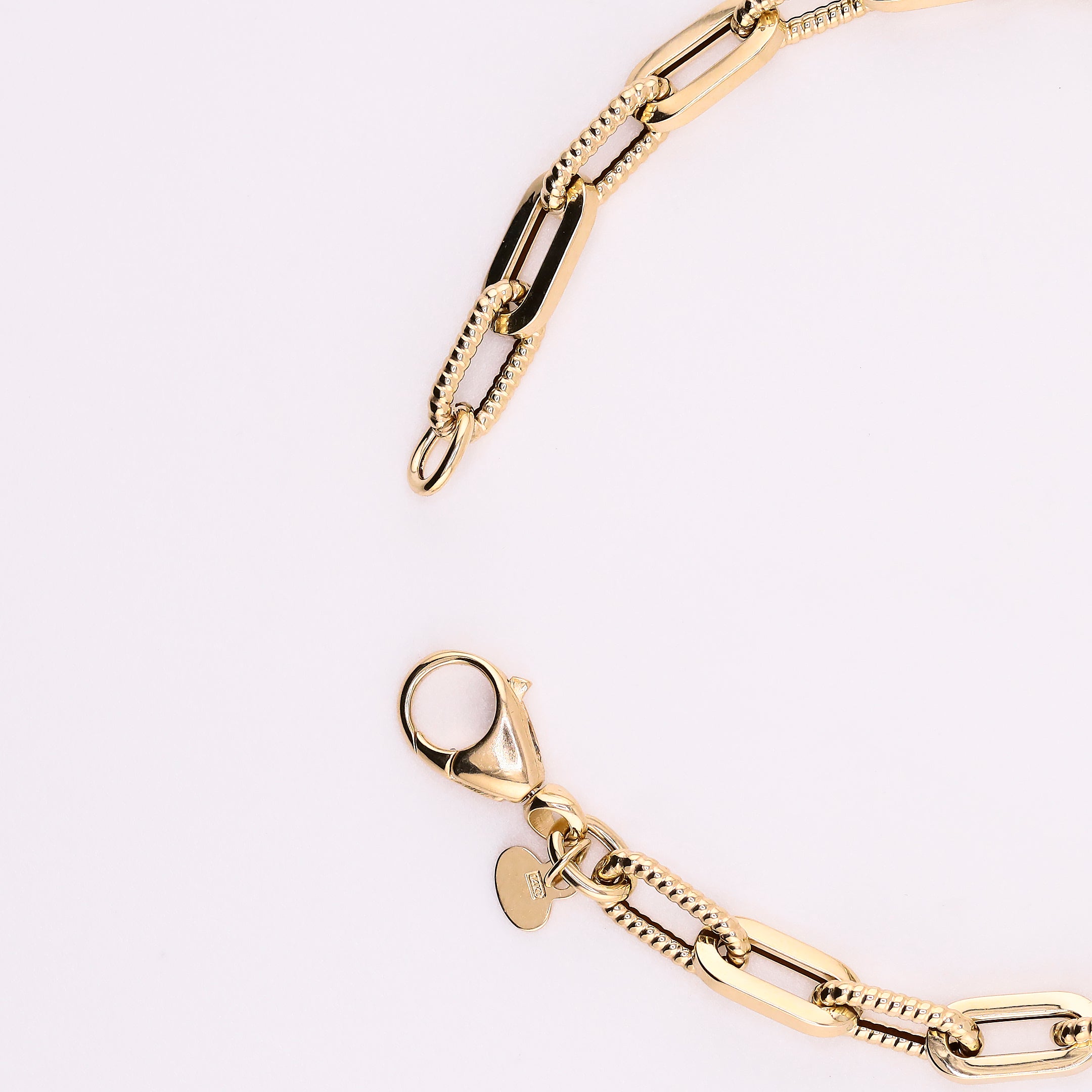 Pulsera Eslabones en Oro de 14K