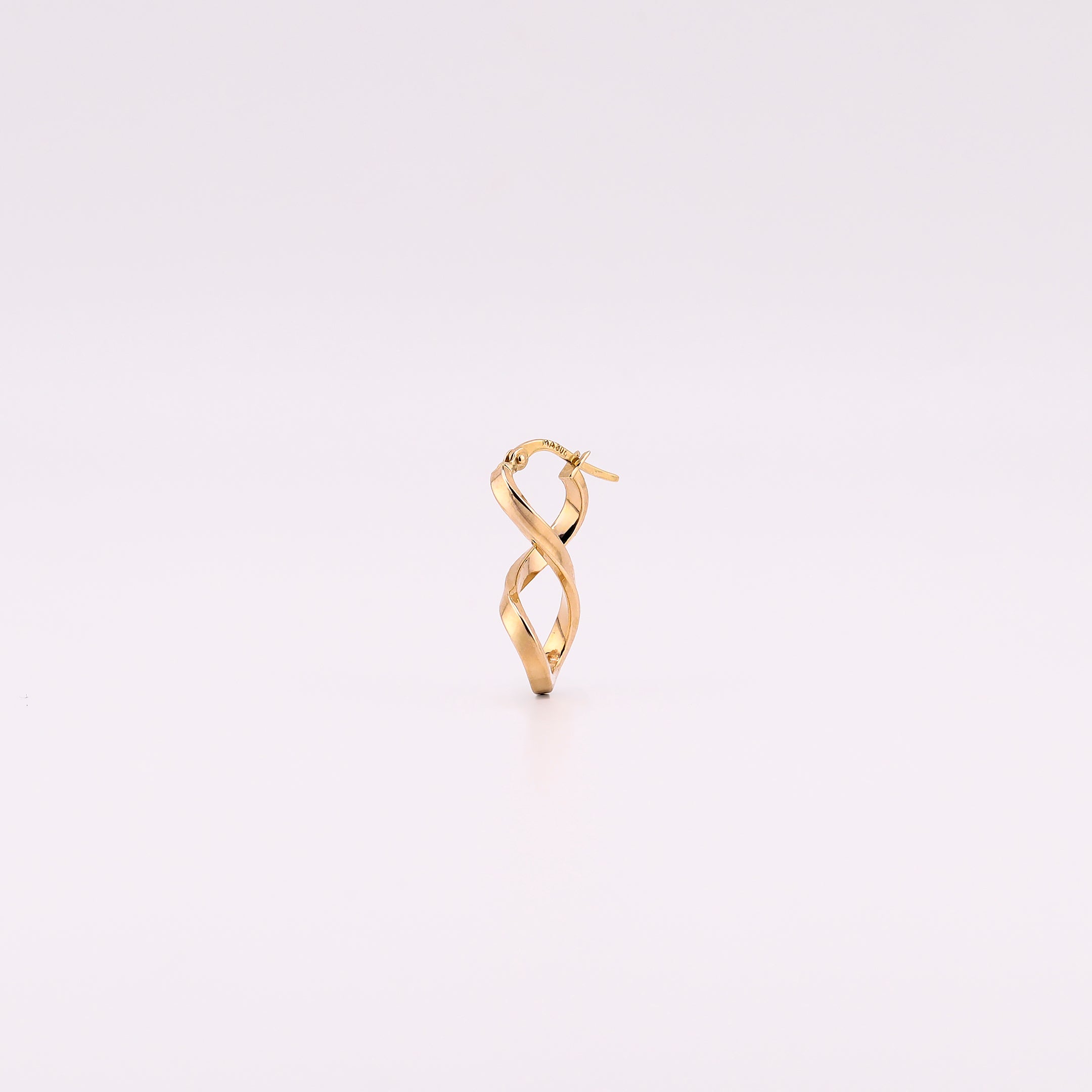 Aretes Infinito en Oro de 14K