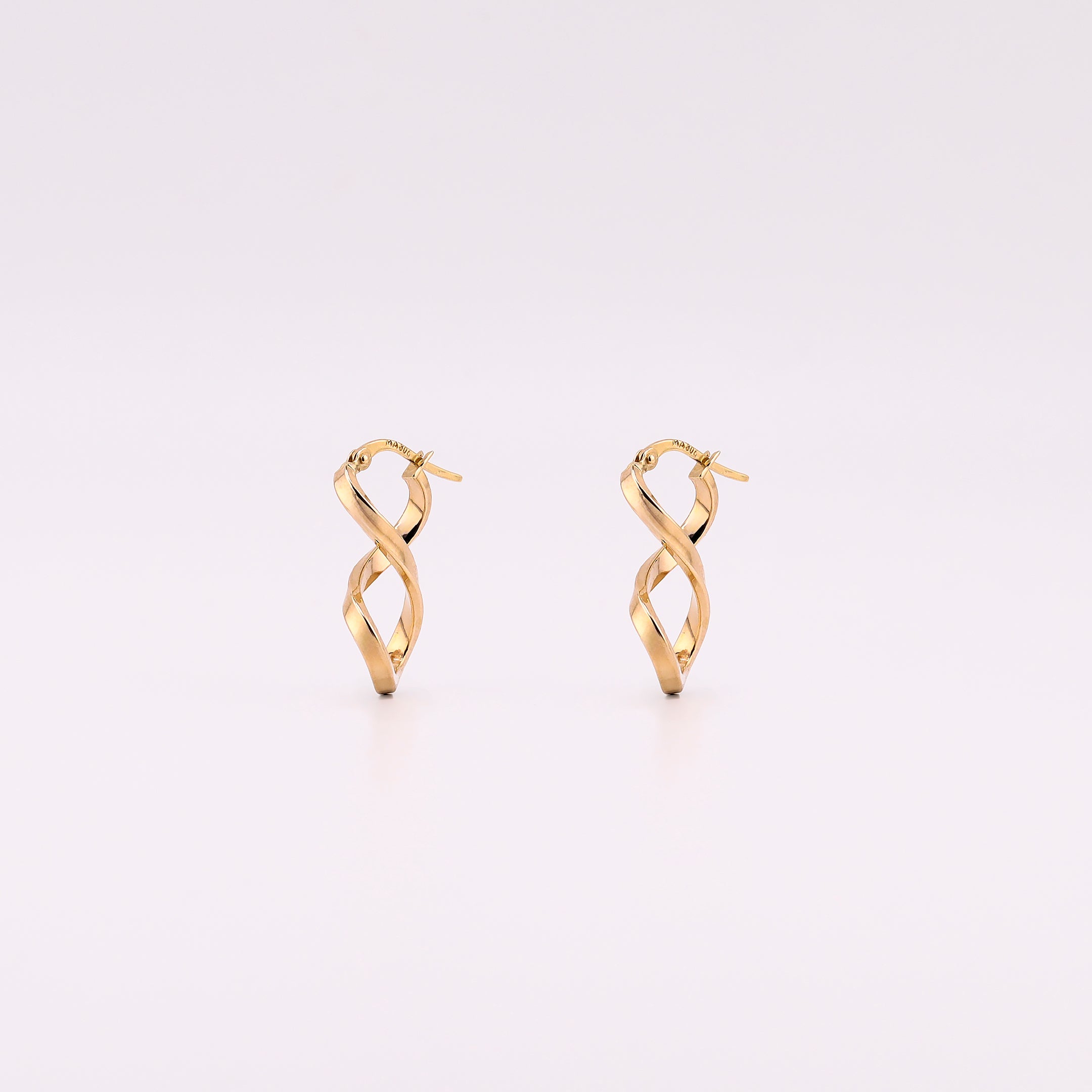 Aretes Infinito en Oro de 14K