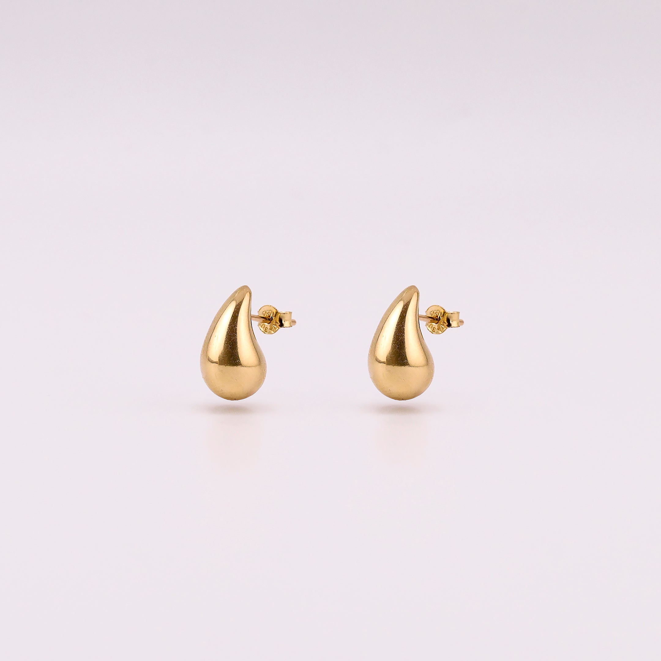 Aretes Gota en Oro de 14K