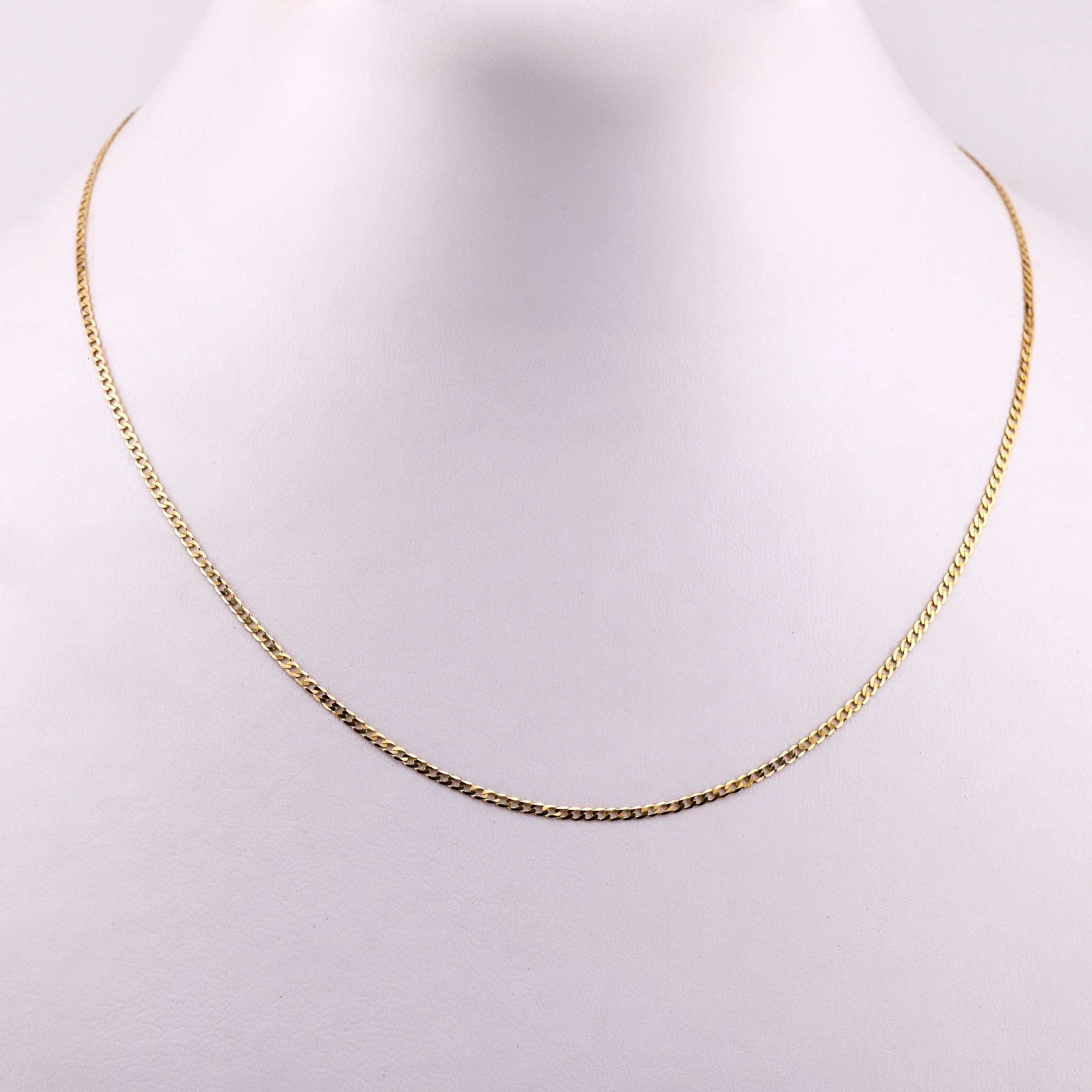 Cadena Tejido Eslabón en Oro de 14K