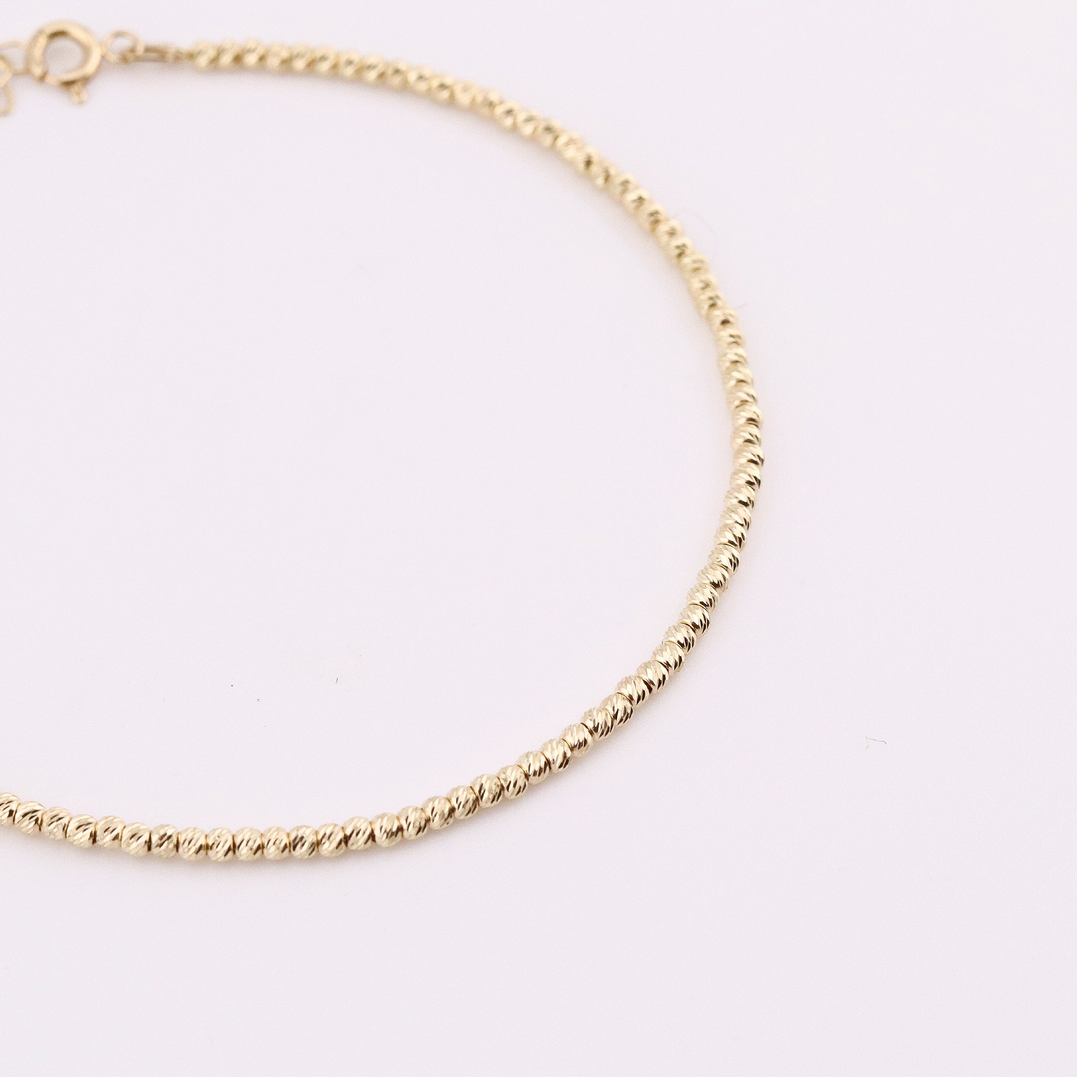 Pulsera de Oro Borlas de 10K