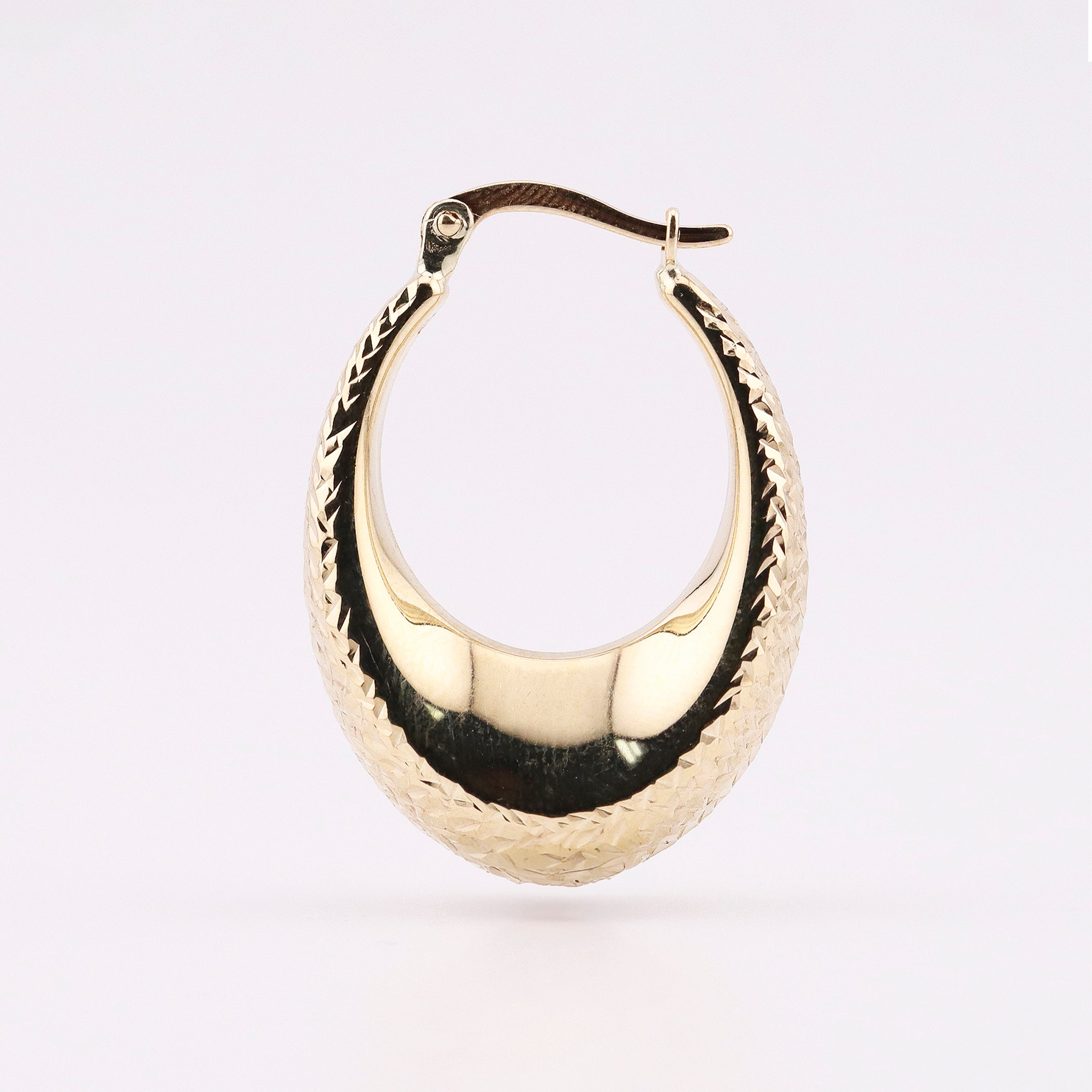 Arracadas de Oro Relimadas de 10K