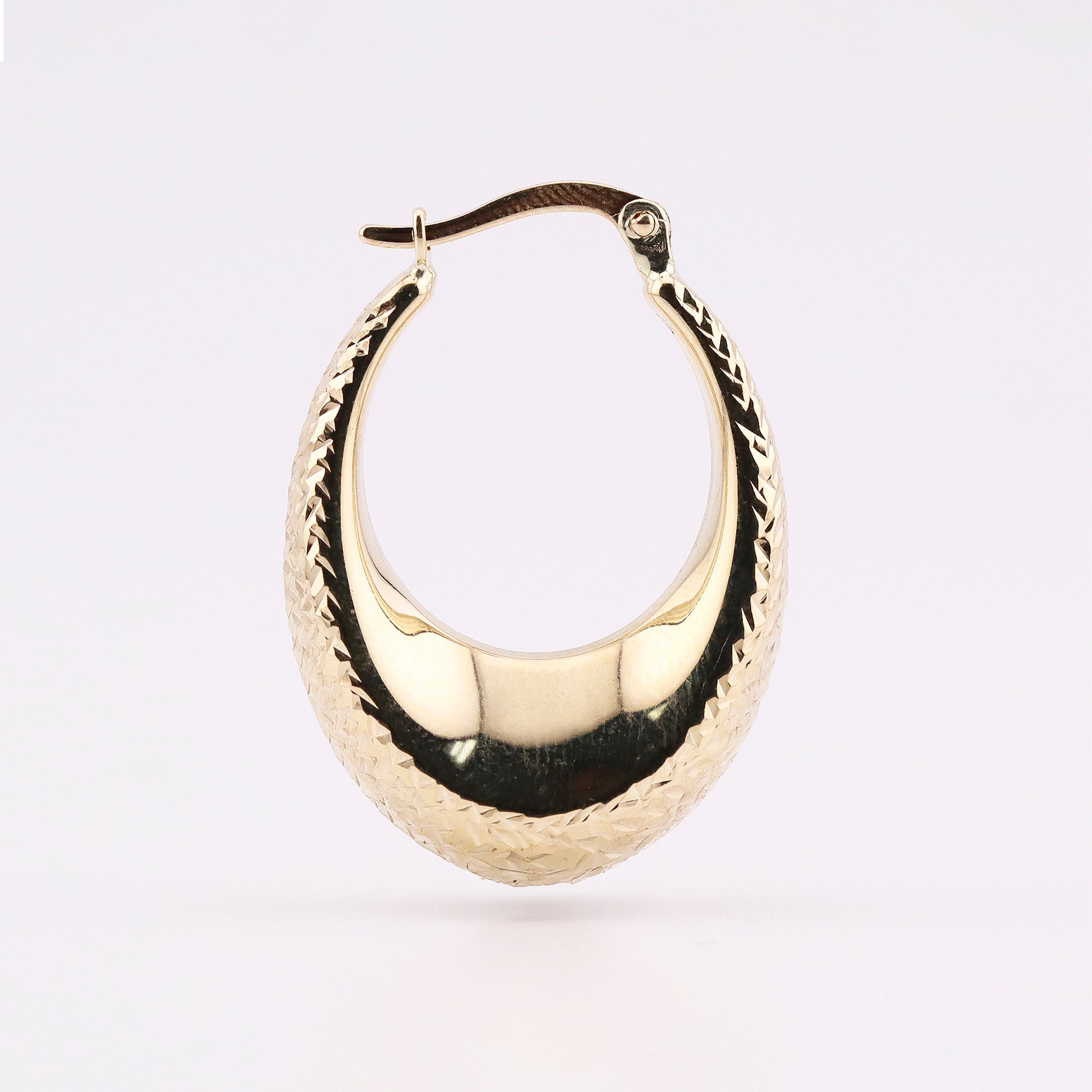 Arracadas de Oro Relimadas de 10K