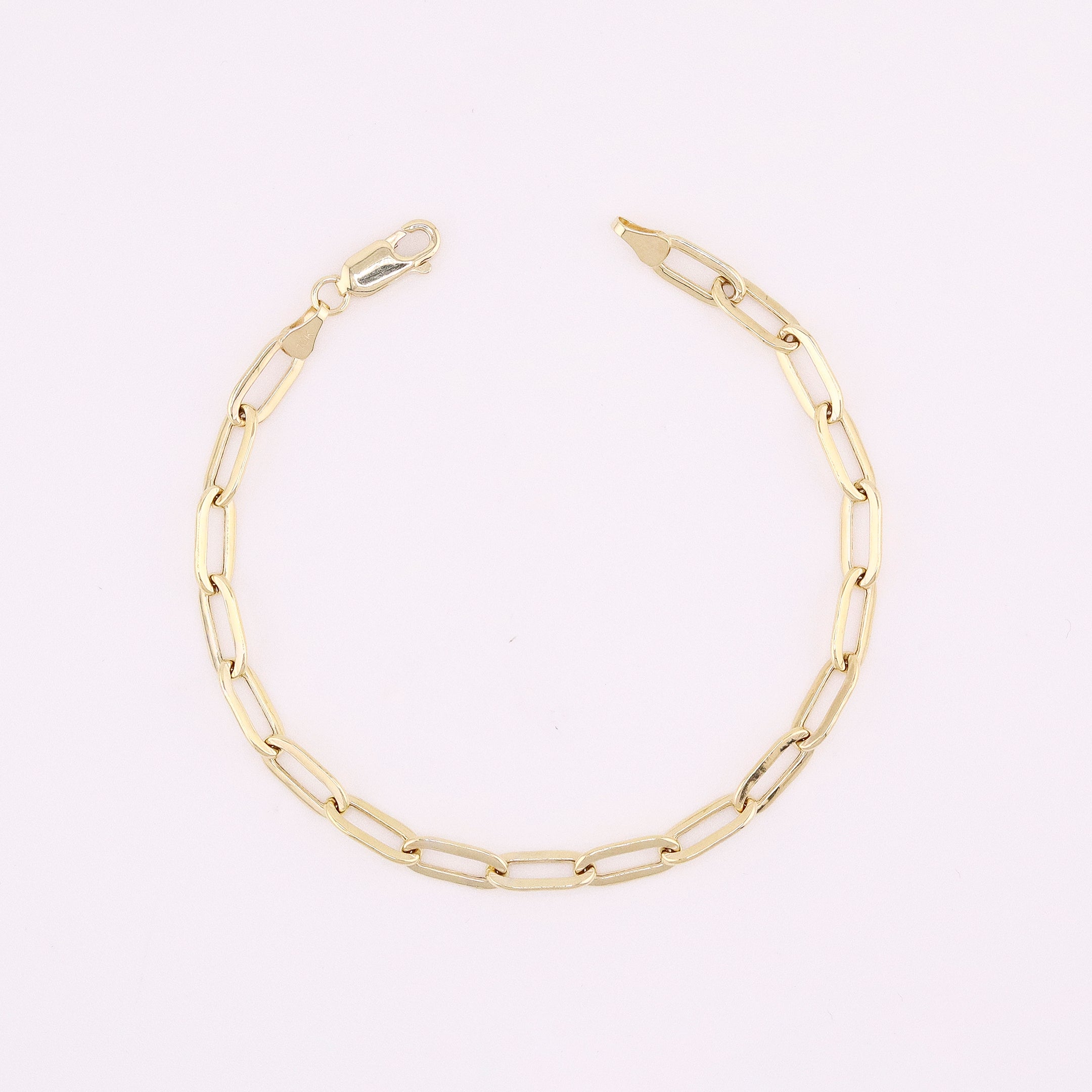 Pulsera de Oro Clip de 10K