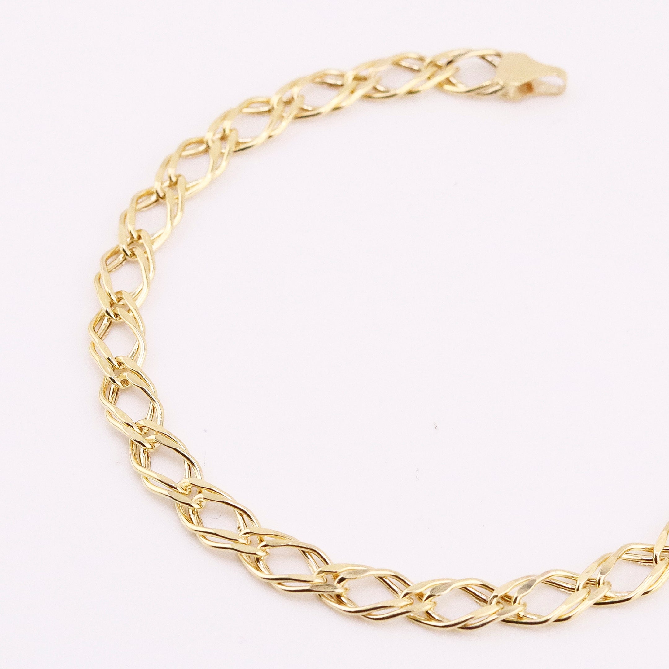 Pulsera de Oro Entrelazada de 10K
