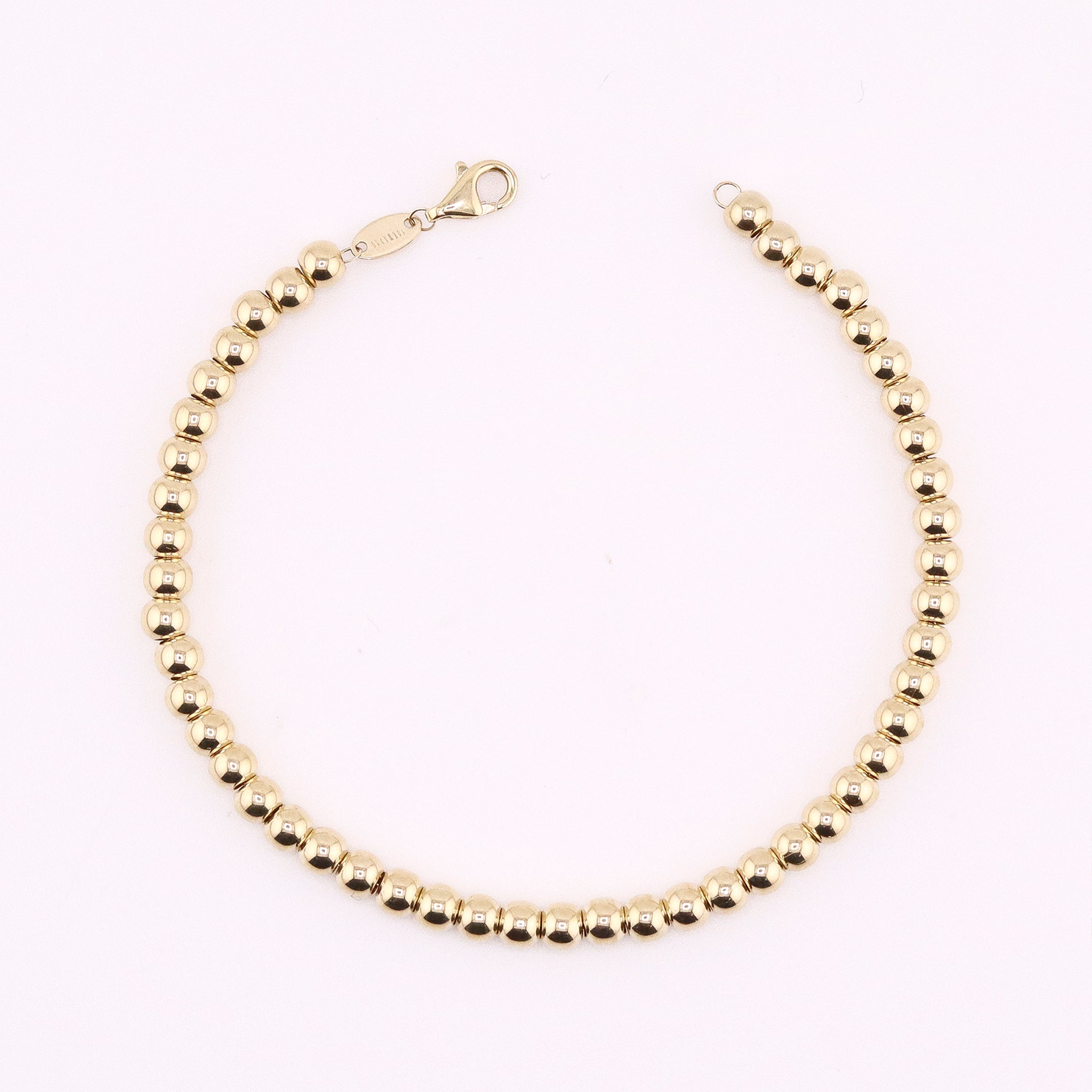 Pulsera de Oro Borlas de 10K
