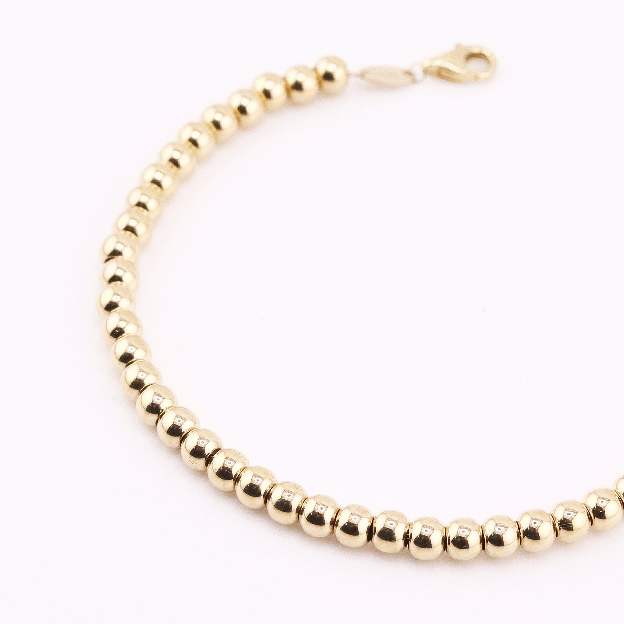Pulsera de Oro Borlas de 10K