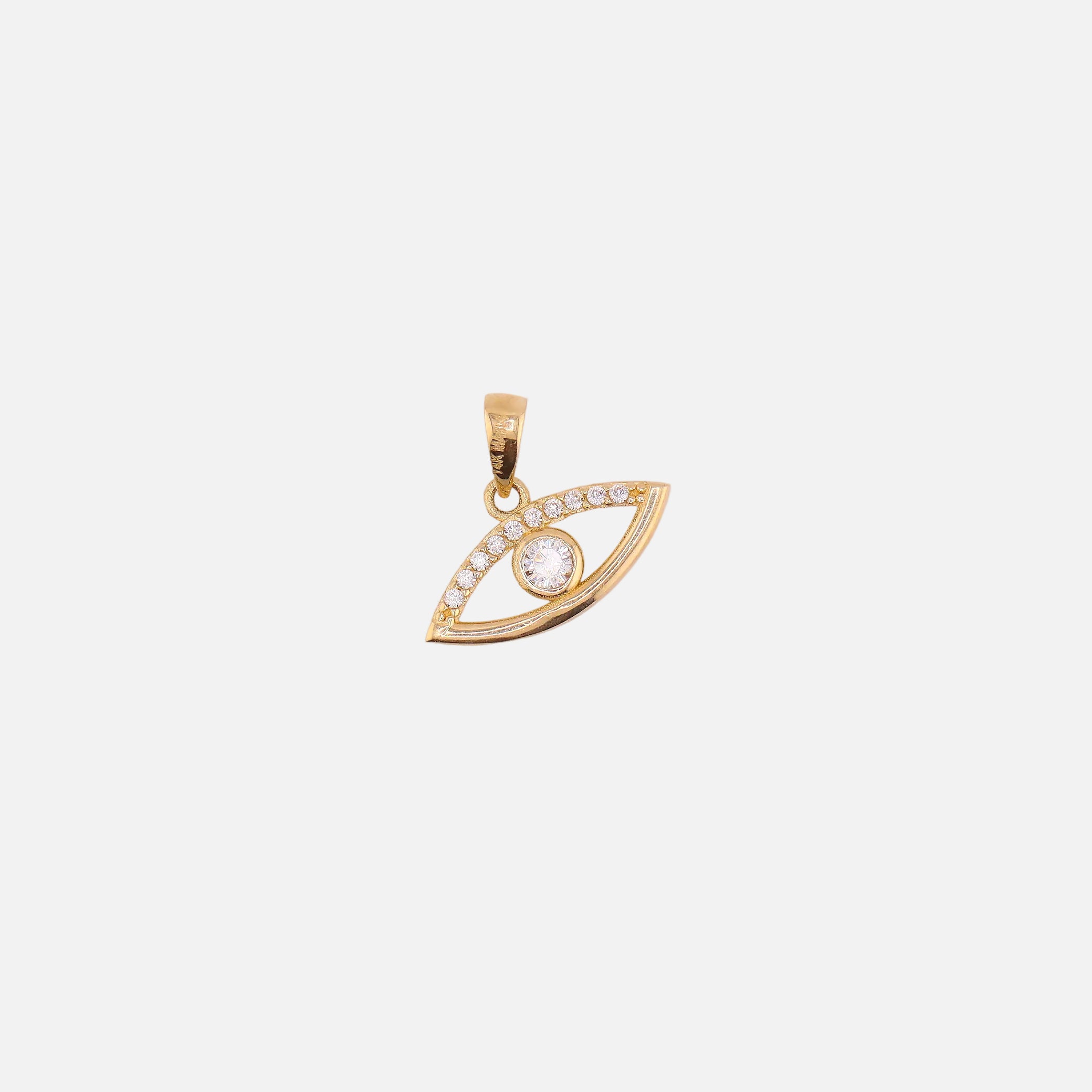 Dije Ojo en Oro de 14K