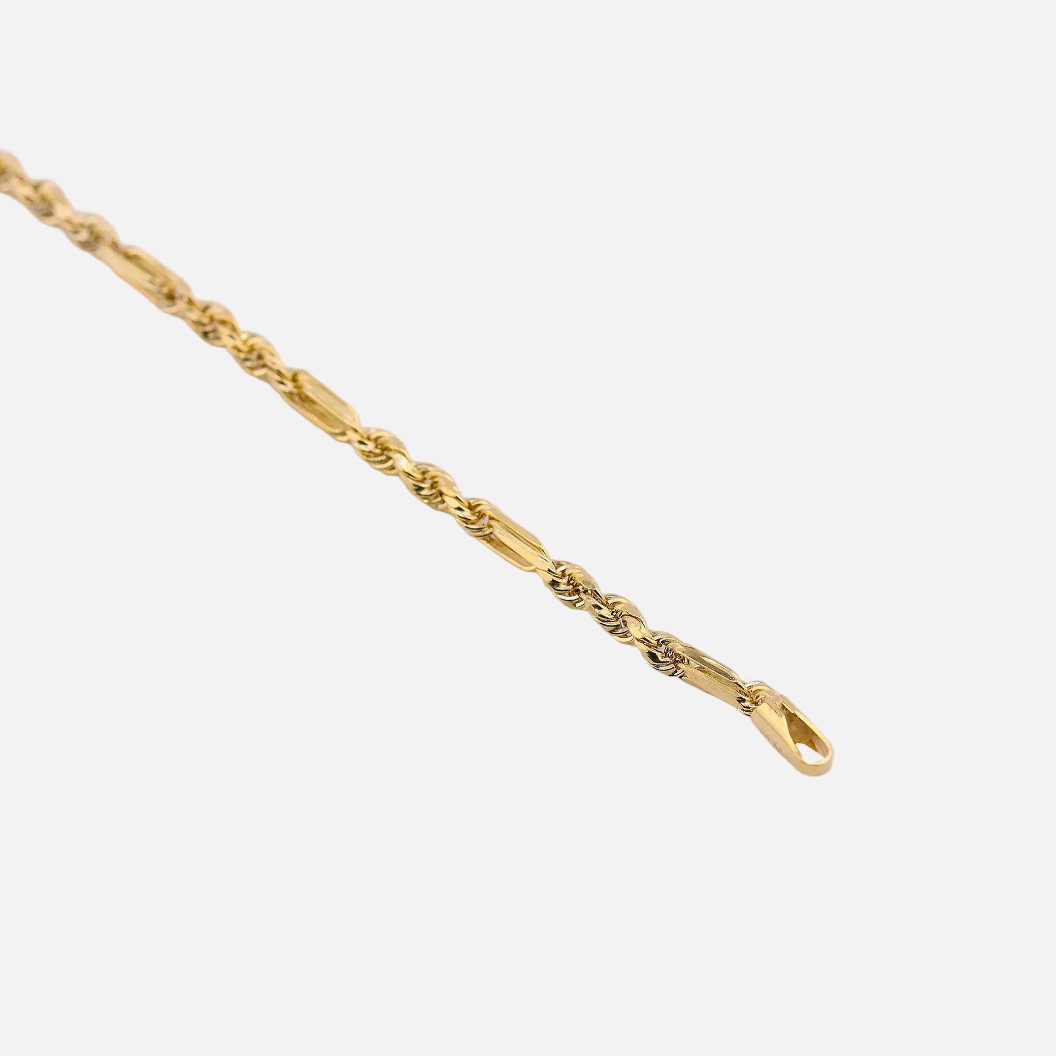 Pulso Tejido Figaro en Oro de 14K