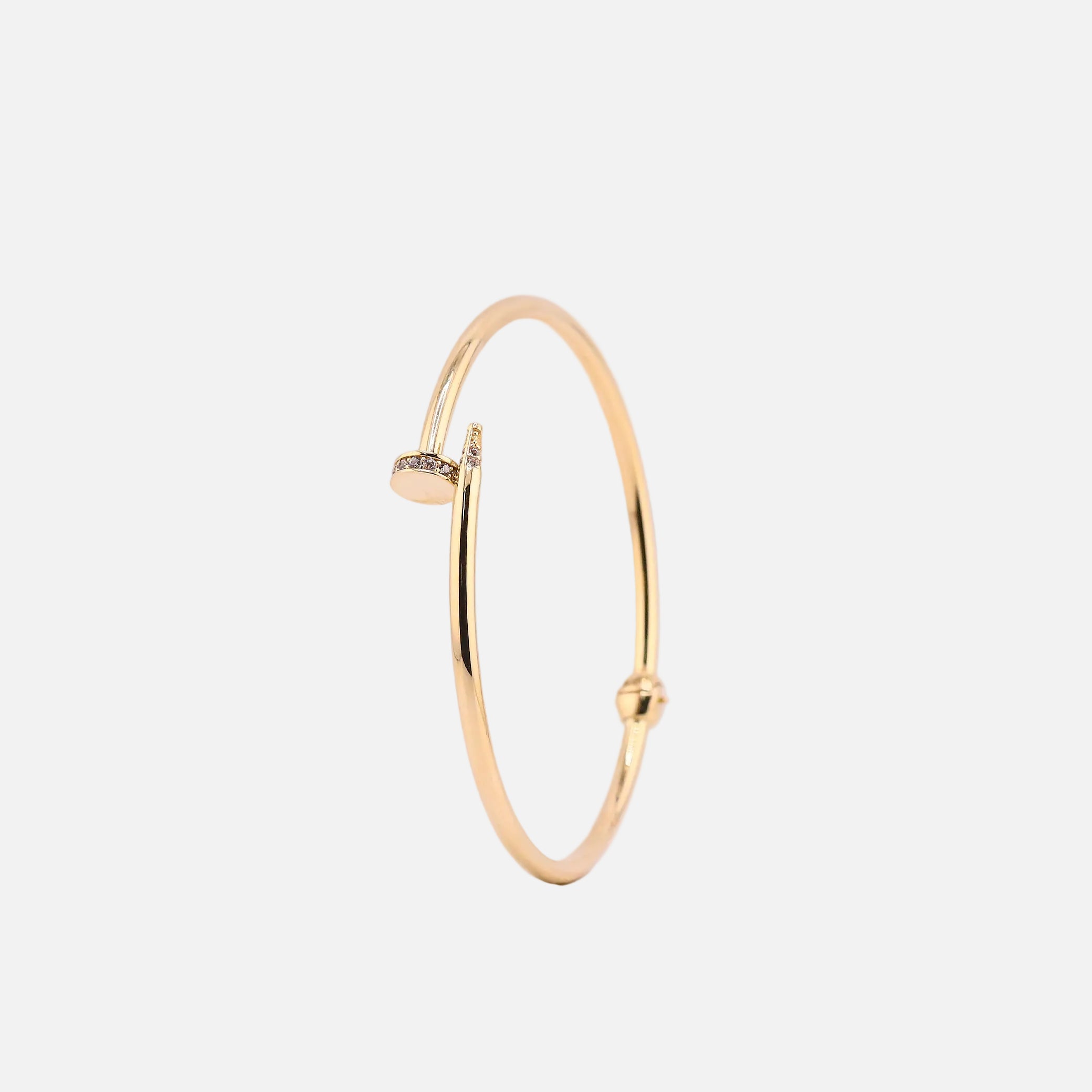 Brazalete Clavo en Oro de 10K