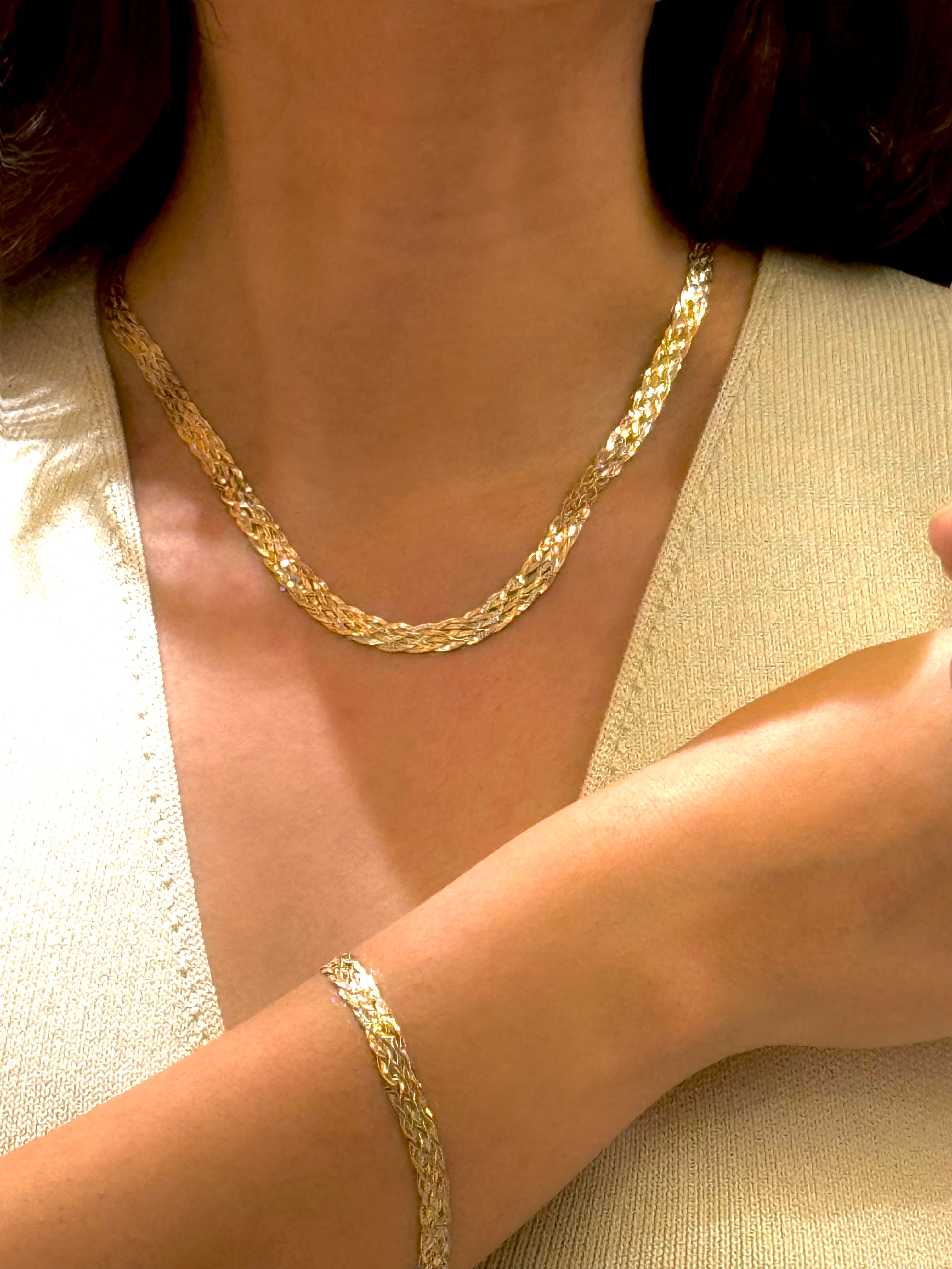 Collar Tonos en Oro de 14K